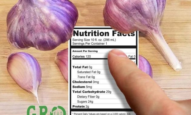 Garlic Clove Nutrition Facts A Comprehensive Guide