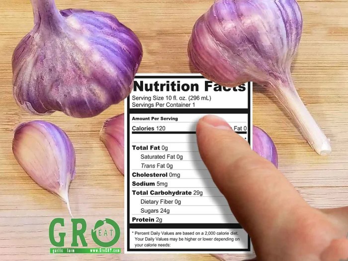 Garlic clove nutrition facts