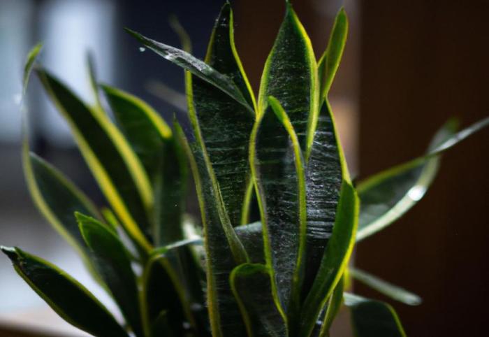 When to water a snake plant